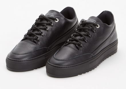 Mason Garments Torino sneaker van leer - Zwart - Maat 40