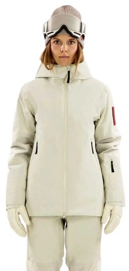 The Mountain Studio 3l Hybrid Shell Jas Beige L Vrouw