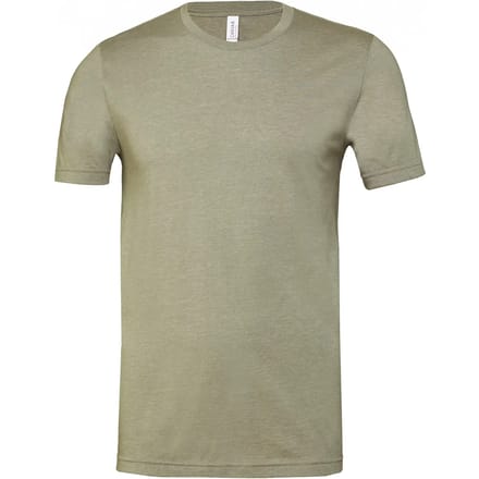 Bella+Canvas Unisex Heather CVC Short Sleeve Tee CV3001CVC - Heather Stone - XL