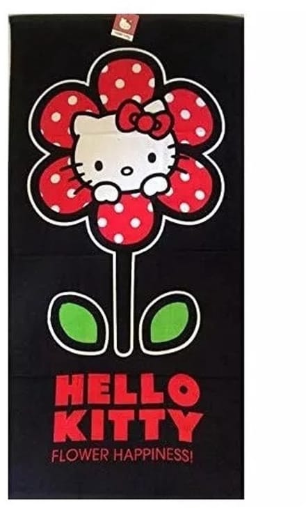 Hello Kitty - Strandlaken - Bad handdoek - 100% Katoen - 70x140 Cm groot