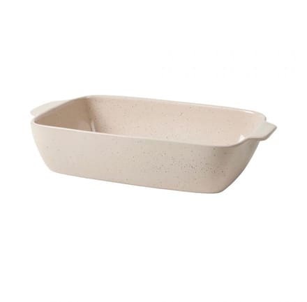 Broste Copenhagen Vig Ovenschaal Beige - 25,5 x 16,7 cm - Steengoed