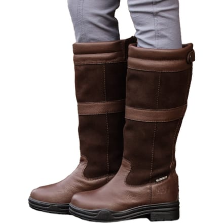 Brogini Hollingworth Leder Laarzen met Ritssluiting voor Volwassenen (Bruin)
