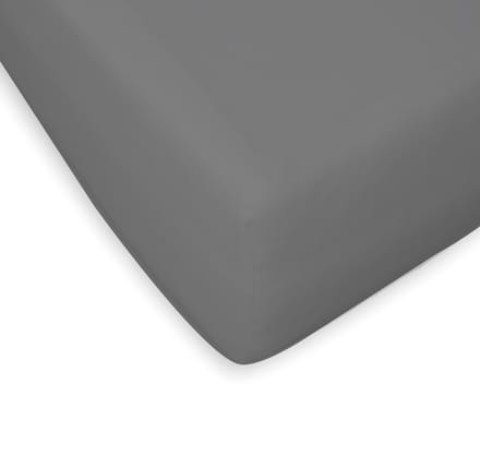 Briljant Home - Hoeslaken Percal 160 x 200 cm - Antraciet