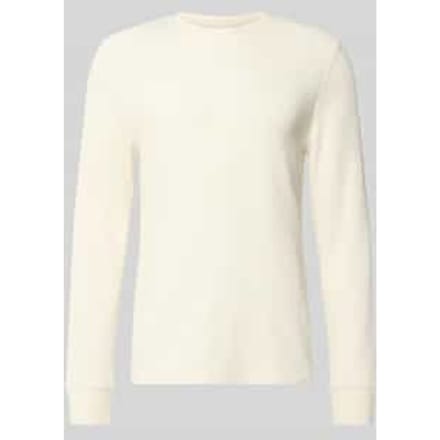 shirt met lange mouwen met riblook