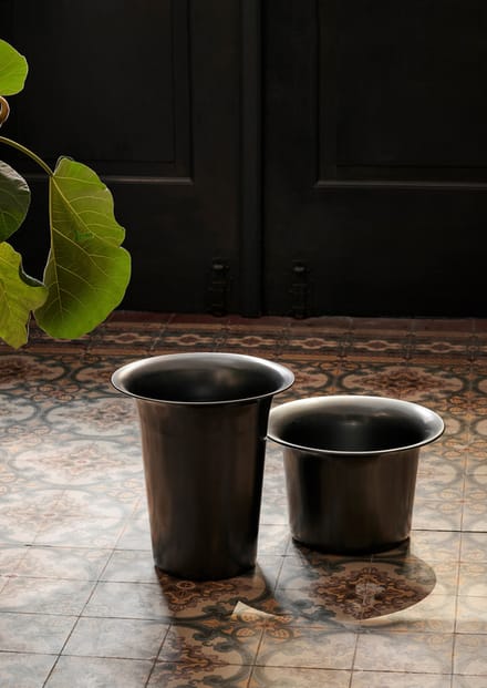 Ferm Living Spun Aluminium Mand - laag