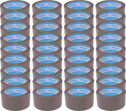 Premium Bruine Pakkettape Stil Afrollend 50mm Breed 66m Lang