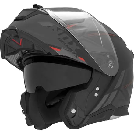Modulaire motorhelm Nox N967 Synchro