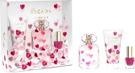 Escada Celebrate N.o.w. Eau De Parfum 3 Pieces Gift Set