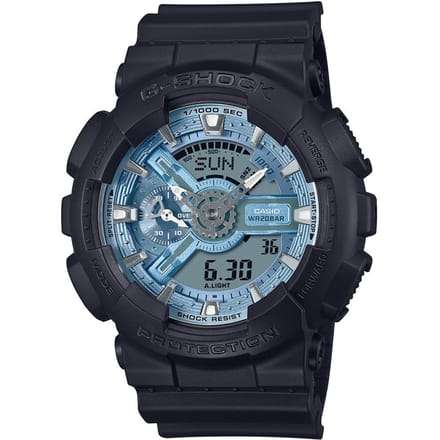 Casio G-shock Heren Zwarte Horloge GA-110CD-1A2ER
