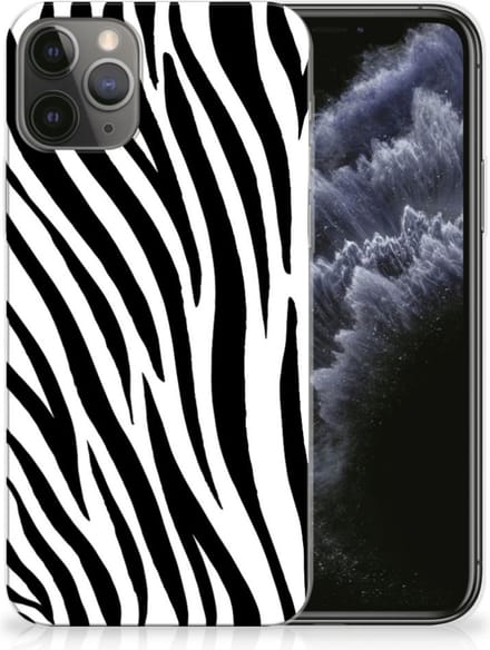 Apple iPhone 11 Pro TPU Hoesje Zebra