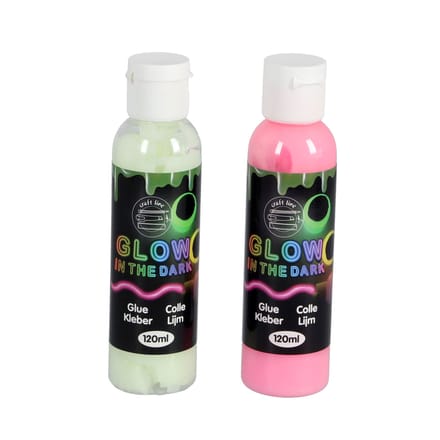 Craft Line Glow In The Dark Lijm Gekleurd 120 Ml Assorti