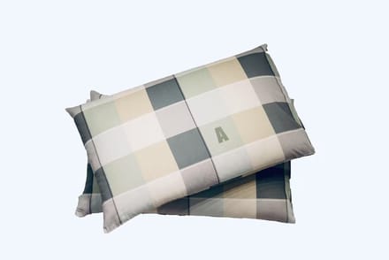 Jaquet Bedding Katoenen Kussensloop – Geruit Design ‘Groene Tijden’ – 100% Katoen – 48x74cm-Groen