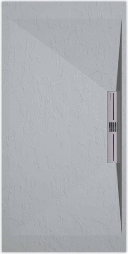 Sanifun douchebak Stone Side Gray 7035 Slate 900 x 700 S