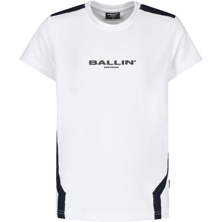 Ballin Amsterdam -  Jongens Slim Fit   T-shirt  - Wit - Maat 140