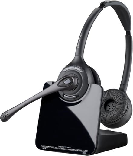 Plantronics CS520 - Draadloze Headset - Dubbel Oorschelp - DECT Technologie