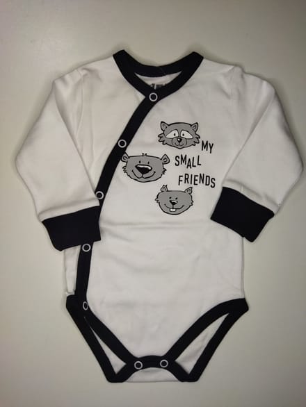 Nini - Rompertje Bram - Omslagromper - Overslagromper - Maat 68 - 4 t/m 6 maanden