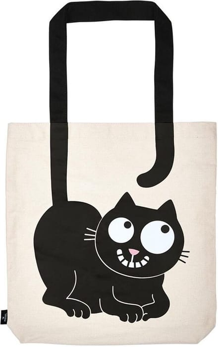 Ed the cat katoenen tas groot Carry me 39x42cm