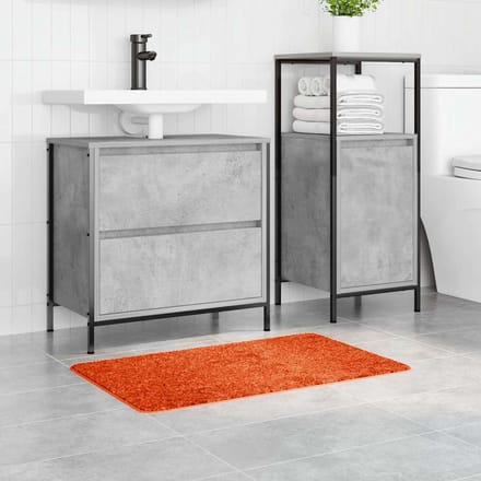 vidaXL - Antislip - Badmat - Oranje - 50 - x - 80 - cm - PP
