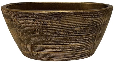 HS planter Nagano 33x16x26cm goud