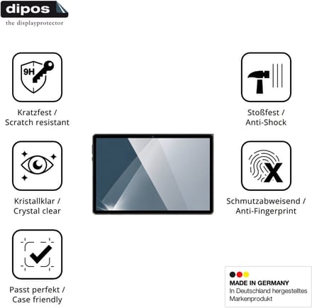 dipos – 2x Pantserfolie geschikt voor UBDXBD L90 | 9H Screenprotector