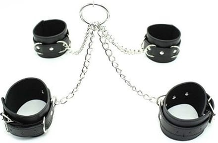 Smart Moves - Boeienset met Ketting - Zwart