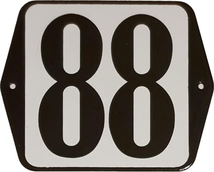 Huisnummer standaard nummer 88