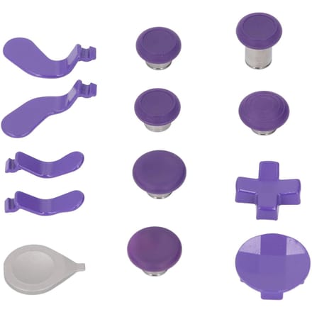 Ensemble de manettes, palettes, croix directionnelles et station de charge pour manette Elite Series 2 Series 2 Core blue
