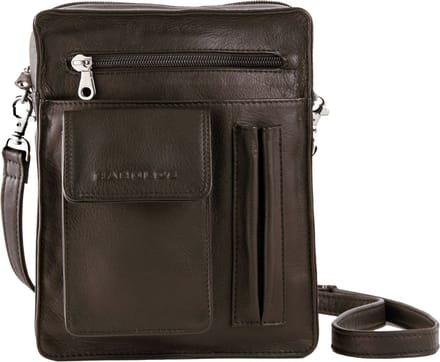 HAROLD'S Leren Schoudertas Country Shoulderbag Brown Donkerbruin