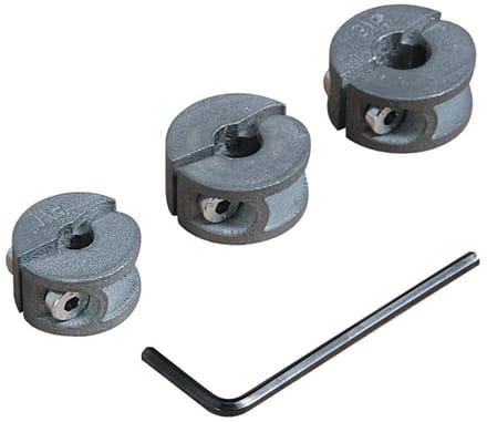 wolfcraft - Universele dieptestop voor boor - 4 delige set - 2755000