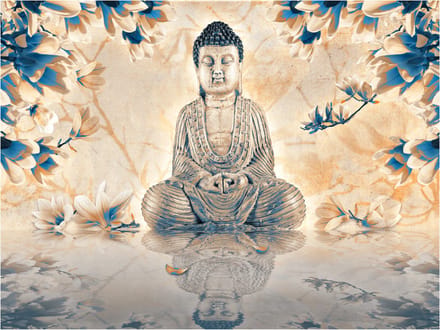 Fotobehang - Buddha of prosperity.