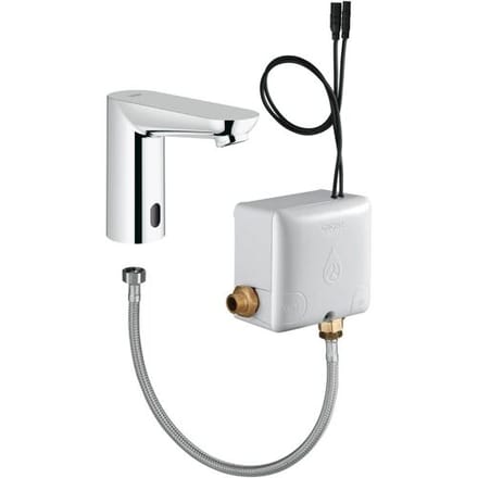 GROHE Euroeco Cosmopolitan E Powerbox - Infrarood elektronische wastafelkraan zonder menging