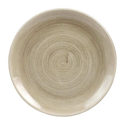 Churchill Stonecast Patina Antique Taupe Coupe Evolve Coupe Bord 32.4cm (9 stuks)