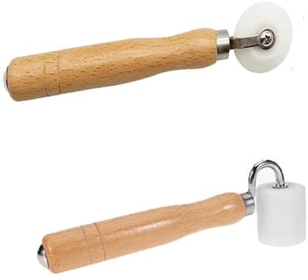 Dailygoods- Behangroller 2 stuks - Platte Druk Roller - Naad Roller - DIY Tool - Hoogwaardig POM - Totale lengte 180cm - Behangtool