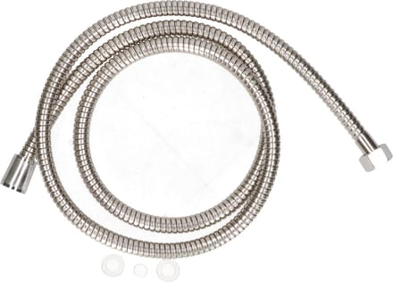 Gerimport doucheslang metaal - 180-220 cm - basic - badkameraccessoires