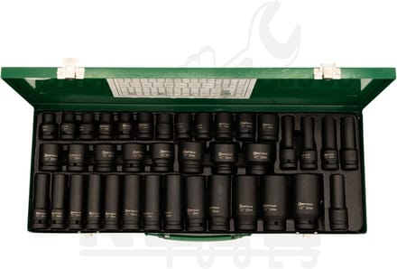Metallo krachtdoppenset 35-delig uitgebreide set