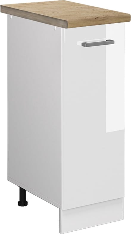 Vicco R-Line Apotheekkast – 30 cm, WB Eik Wit Hoogglans