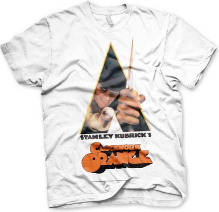 A Clockwork Orange Heren Tshirt -S- Poster Wit