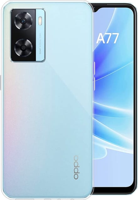 Flexibele achterkant Silicone hoesje Transparant Geschikt voor: Oppo A77