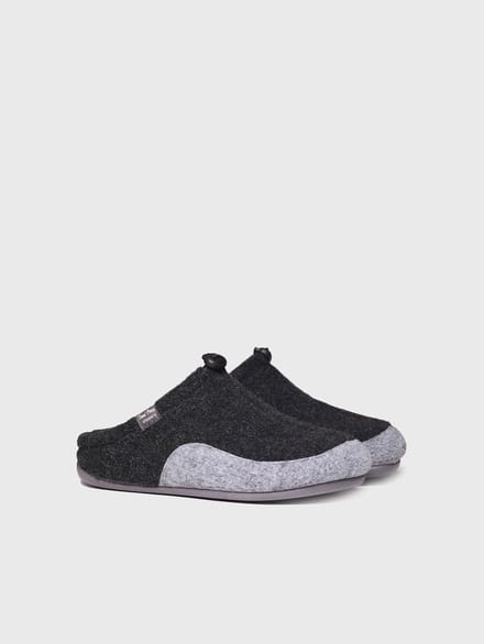 Herenslipper van gerecycled vilt | NADIR-FR