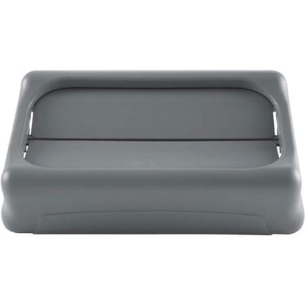 Deksel rubbermaid slim jim vented gesloten met Swingsysteem grijs