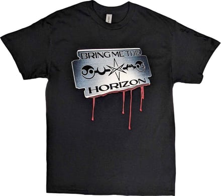 Bring Me The Horizon - Razor Blade Heren T-shirt - S - Zwart