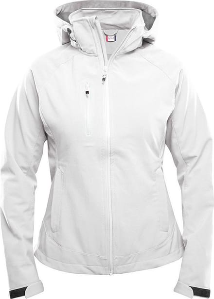 Clique Milford Softshell Ladies Wit maat L
