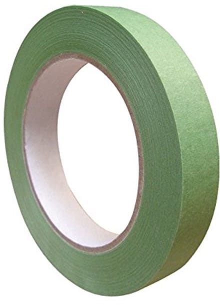 Waterbestendige Afplakband voor Schilderwerk - 19-50 mm x 50 m Groen
