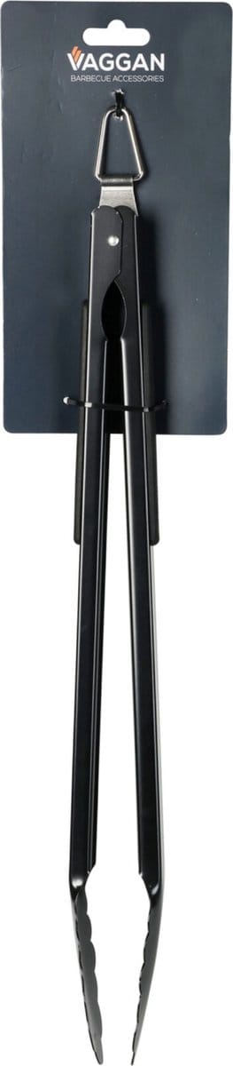 Vaggan Barbecue Tang Rvs Xl Non-stick Antislip 51 Cm Zwart