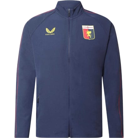 Castore Heren Anthem Genoa CFC Trainingsjack (Marineblauw)