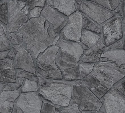NATUURSTEEN BEHANG | industrieel - Zwart Antraciet Grijs - A.S. Création Elements 2