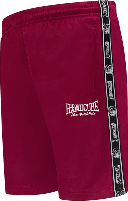100% Hardcore Korte Trainingsbroek Essential Rood - Maat: M