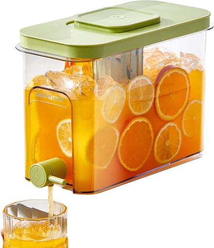 Solud® Waterkan 4L - Drankendispenser met kraantje - Karaf - Waterkaraf - Limonadetap - Watertapp