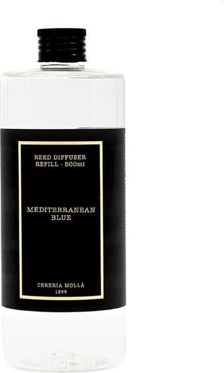 Cereria Mollà 1899 Refill Navulling 500ml Mediterranean Blue Navulverpakking Voordeelpack voordeelverpakking