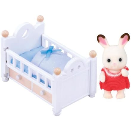 Sylvanian Families 5017 Set Baby Chocoladekonijn (babybedje) Speelsets